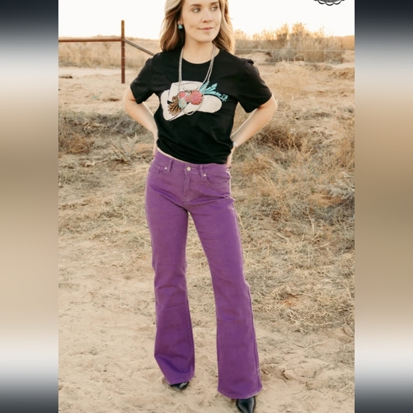 Walking West Purple Jeans - Picture 3 of 3
